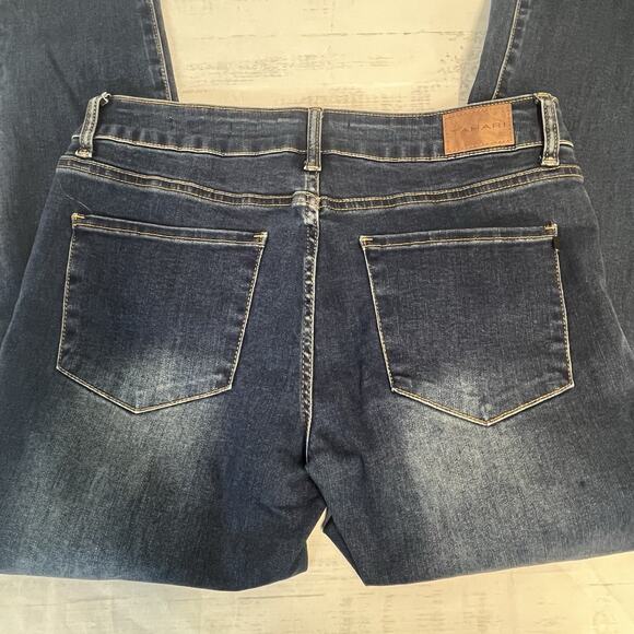 Tahari Jeans size 8/29 Chloe Fit Solution Skinny Stretch Blue Denim Pants Womens - Picture 7 of 7